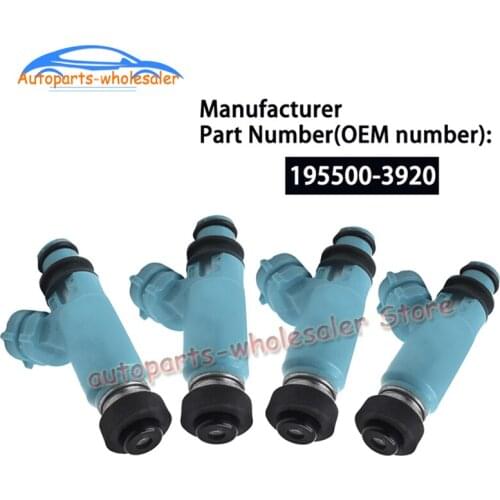4 pcs/lot OEM 195500-3920 1955003920 16611-AA521 16611AA521 For 2002-2005 Subaru Impreza WRX 2.0 New Car Fuel Injector