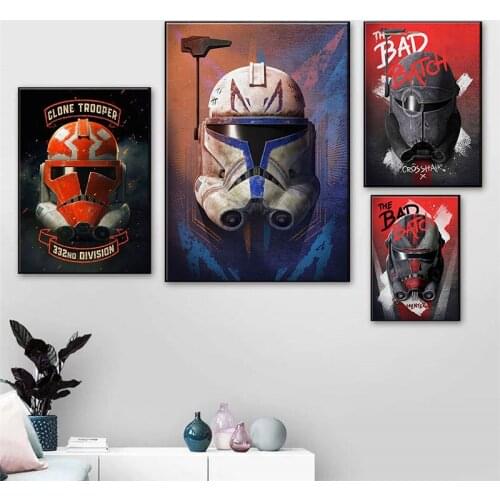 American Drama Science Fiction Canvas Paintings Disney Star Wars Posters and Prints Wall Art Picture for Living Room Home Decor
