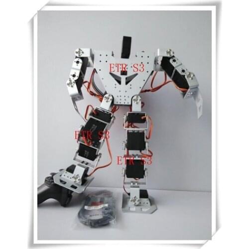 Free shipping 17 DOF humanoid Educational robot High - end competitive robot matching with metal gear digital Robotservo RDS3115