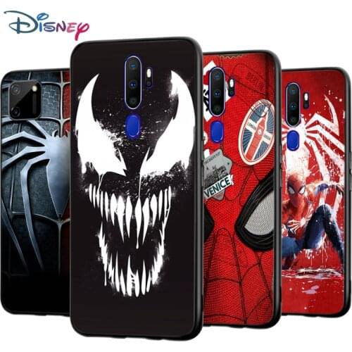 Marvel Venom Spiderman For OPPO A5 A9 A7 A11X A1K A12 A12E A31 A32 A53 A53S A72 A73 A93 AX7 Pro 2020 Silicone Phone Case