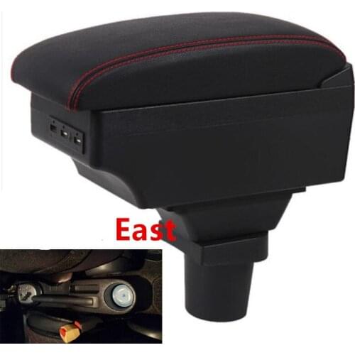 For Toyota East armrest box double usb