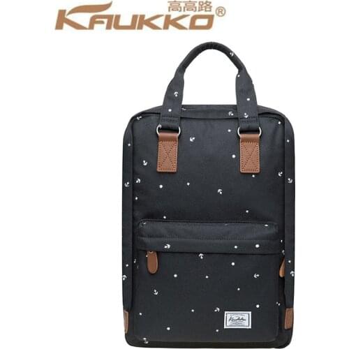 KAUKKO Backpack Terylene 15.7L high-capacity handbag zipper travel backpack lightweight Rucksack messenger bag