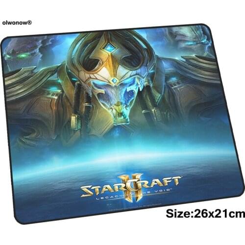 Protoss mousepad 26x21cm gaming mouse pad gamer mat High quality game computer desk padmouse keyboard Halloween Gift play mats