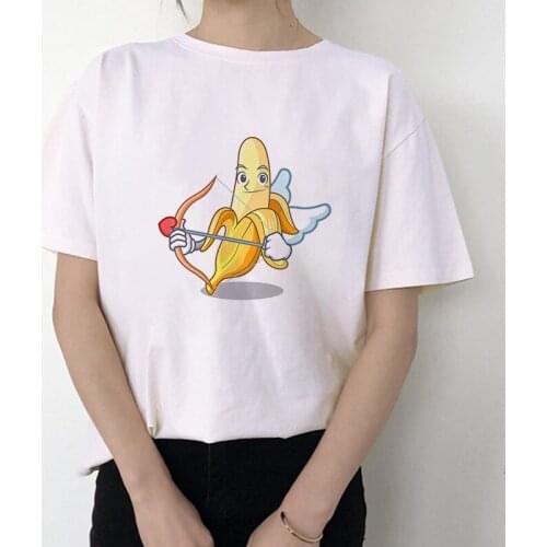 Treetwear funny banana man pattern casual womens short sleeve short sleeve t-shirt o-neck high quality t-shirt