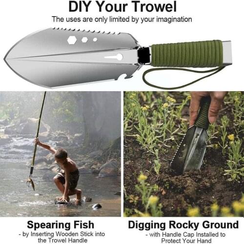 Small Steel Ordnance Shovel Outdoor Tool Camping Multifunctional Army Portable Small Support Shovel Customization X4K3