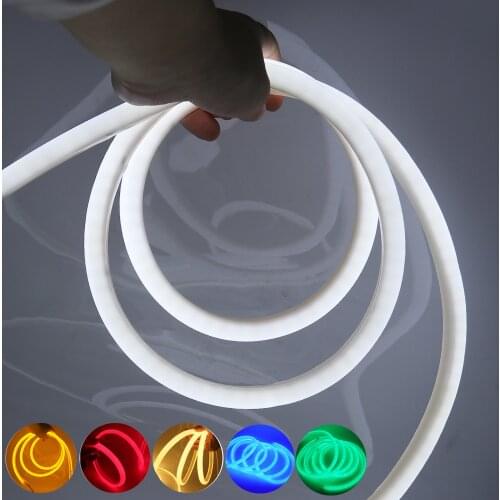 Neon Strip 220V Waterproof 360 Degree Round Lighting White / Warm White /Red / Blue / Green / Pink 2835 120 Leds/m Strip Light