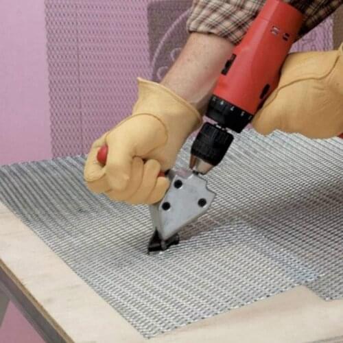 Nibble Metal Cutting Sheet Nibbler Saw Cutter Tool Drill Attachment Cutting Tool Metal Cut Power Tool Accessories