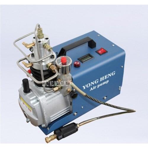 New 220V / 110V Set Pressure Section Electric High Pressure Air Pump Water Cooling Single Cylinder 0-30MPa 50L / min 1.8KW Hot