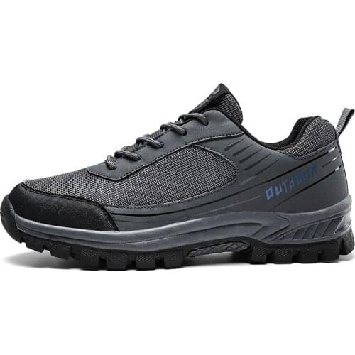 New classic mens hiking shoes work boots nail-proof lace up mens sports shoes outdoor jogging hiking shoes