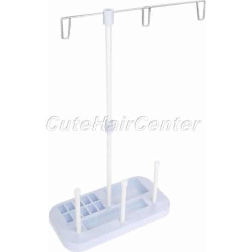 New High Quality 3 Embroidery Thread Spool Holder Rack Stand Sew Quilting Home Sewing Machine 205mm*107mm