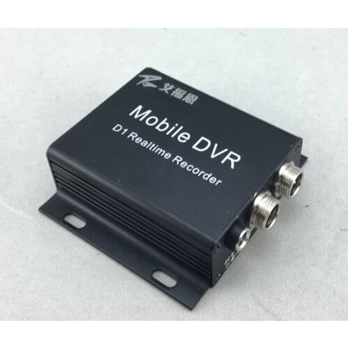 Single-lane vehicle-mounted SD card DVR video recorder for taxi bus locomotive driving recording instrument
