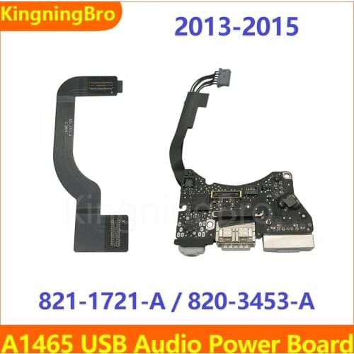 Original I/O Board USB Power Audio Board For Macbook Air 11" A1465 2013 2014 2015 820-3453-A