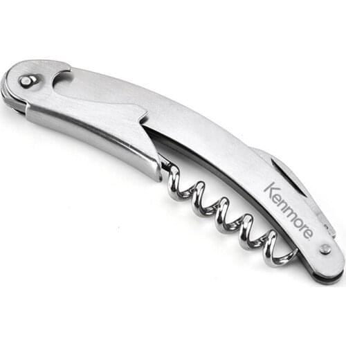 Custom Engraved Stainless Steel Wine Bottle Opener Personalized Waiters Corkscrews Promotional Item Custom Logo Free Engraving