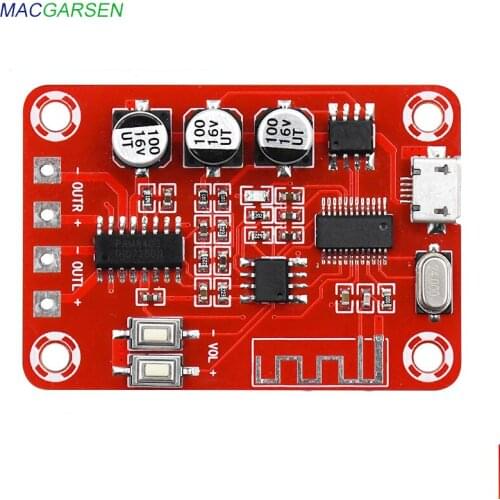 Bluetooth digital power amplifier board 5V dual channel 5W * 2 home amplifier Android micro USB power amplifier module