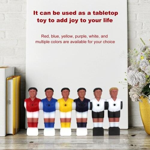 Durable Foosball Player Soccer Games Mini Humanoid Plastic Doll Table Game Accessories Dolls Vivid Character Design