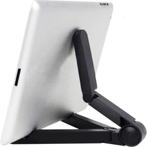 Foldable Phone Tablet Stand Holder Adjustable Desktop Mount Stand Tripod Table Desk Support for IPhone IPad Mini 1 2 3 4 Air Pro