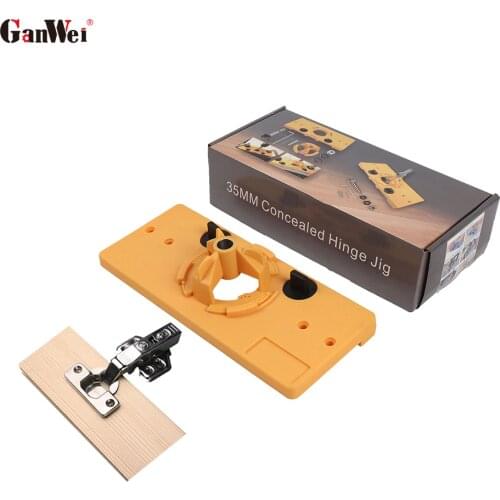 35mm Concealed Hinge Drilling Jig kit Cabinet Home Hand Woodworking Tools for Cupboard Door Hinges Installation