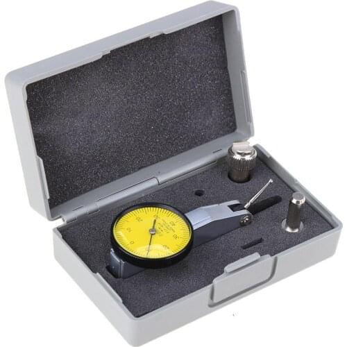 0-0.8mm Precision Waterproof Dial Gauge Test Lever Indicator Dial Gauge Scale Meter Accuracy Indicator Center Finder Micrometre