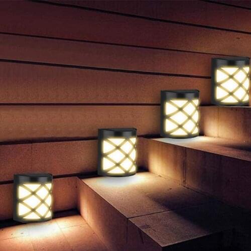 Outdoor Solar Light 6 LED Motion Sensor Waterproof Sunlight Garden Decorative Street Lights Solar Powered Lantern Wall Lamp