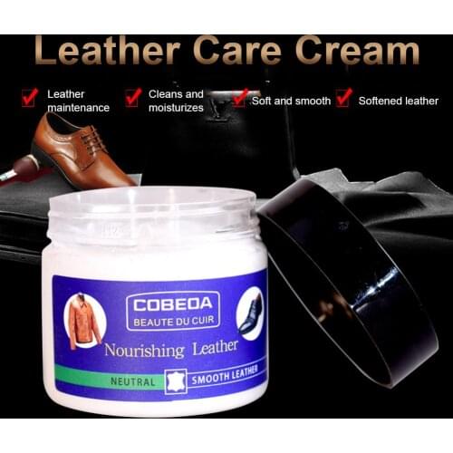 60mL Leather Repair Cream Leather Recoloring Nontoxic Anti-fouling Balm Portable Leather Restorer For Couches Car Seat Boots