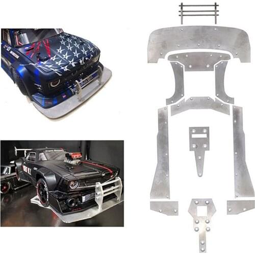 Shockproof Aluminum Alloy Chassis Armor Protective Bar for ARRMA 1/7 FELONY INFRACTION RC Car Modification Part