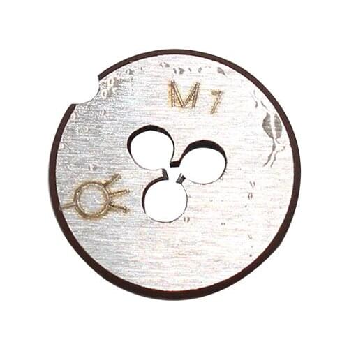 10Pcs M1 Machine Wire Die Alloy Steel Metric Standard Straight Threading Tool for Lathe Molding Machine