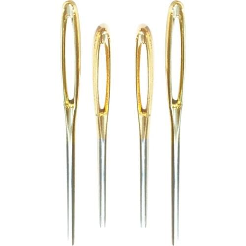 4 Pieces Sewing Needles Large Eye Blunt Needle Embroidery Darning Tapestry Yarn