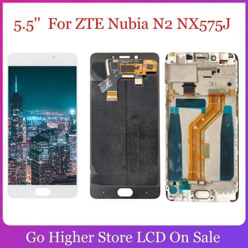5.5'' For ZTE Nubia N2 NX575J LCD Display Touch Screen Digitizer Assembly Sensor Free Tools