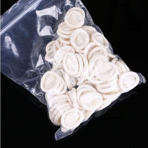 AI-Aiheogae MUA904 Profession Permanent Makeup Disposable Latex Tattoo Finger Sleeve