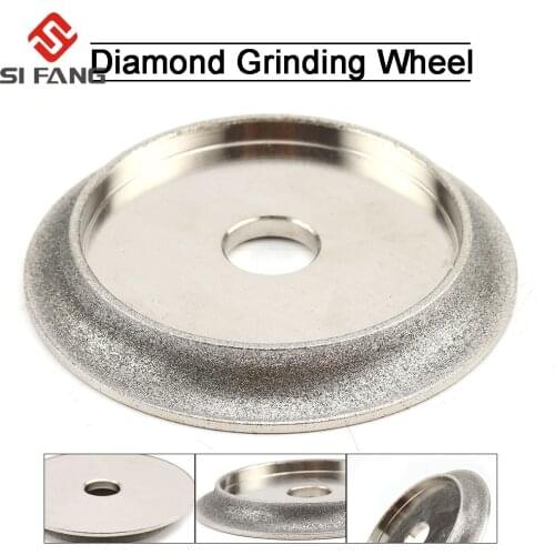 100mm Diamond Grinding Wheel 45 degrees 4 inch Electroplated Grinder for hard alloy tungsten steel milling cutters etc