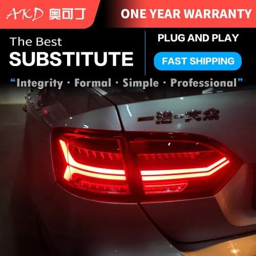 Car Tail Lights Automotive Parts For VW Jetta MK6 2012 Taillights Rear Lamp LED Signal Reversing Parking Lights FACELIFT