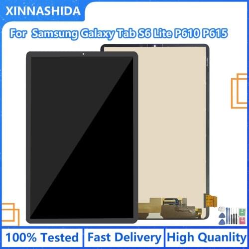 For Samsung Galaxy Tab S6 Lite P610 P615 SM-P610 SM-P615 LCD Display Touch Screen Glass Panel Digitize Assembl Tablet LCD