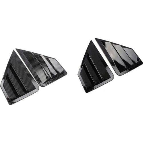 For Toyota C-HR CHR 2016-2020 Car Rear Side Window Louver Air Vent Scoop Shade Cover Blind Trim Accessories