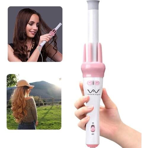 Electric Hair Curling Iron Automatic Rotating Hair Curler Fast Heating Constant Temperature Ceramic Heating Tube No Harm To Hair