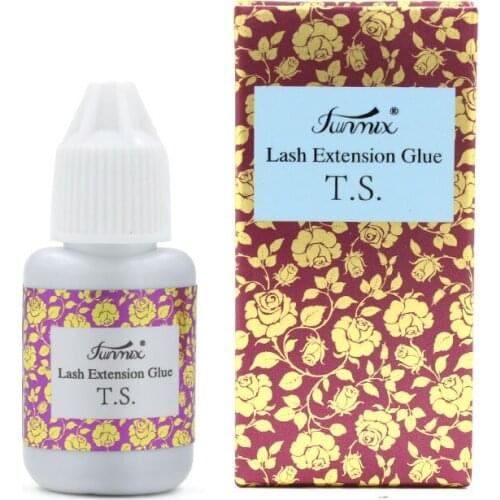 Funmix 10ml Eyelash Extension Glue 1-3s fast drying eyelash glue Long Lasting 35days Waterproof Lash Glue Women Beauty Tool