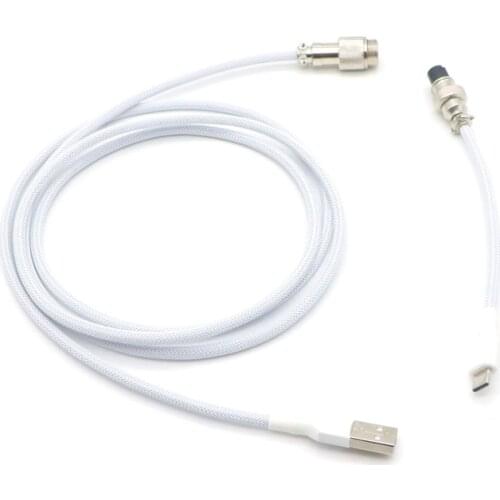 USB to Type-C cable for Mechanical Keyboard With GX12 Aviator