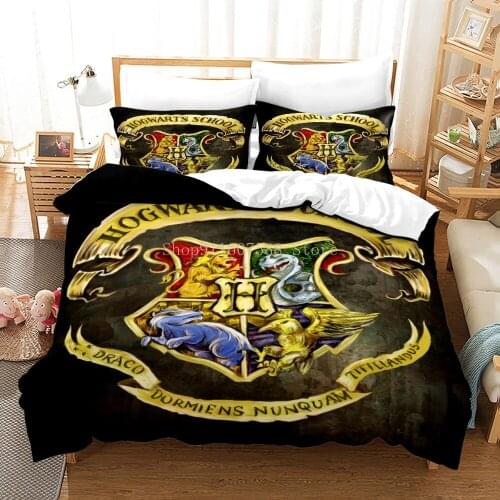 Design Magic Film Bedding Set Pillowcases King Queen Size Soft Comforter Bed Linen For Kids Cartoon Duvet Covers