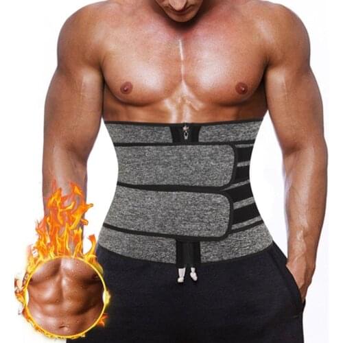 Waist Trainer Corset Men Neoprene Body Shaper Tummy Control Belt Sauna Slimming Strap Fitness Sweat Shapewear for Fat Burner