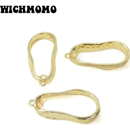 2019 New 2pieces/bag Geometric High Quality Zinc Alloy Gold Pendant Connector Linker DIY Necklace Earring Jewelry Accessories