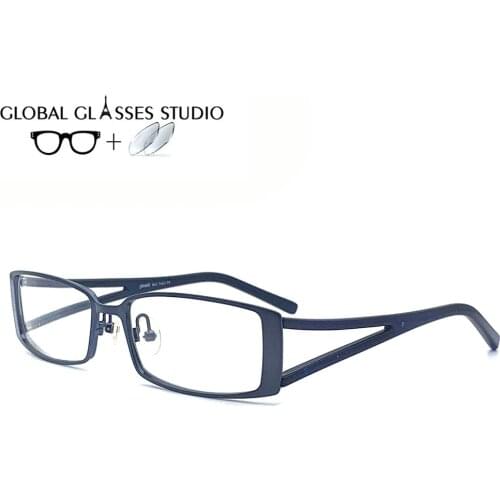 Men Women Acetate Glasses Frame Eyewear Eyeglasses Reading Myopia Prescription Lens 1.56 Index PH017
