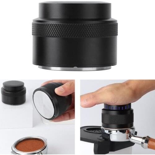 51mm/53mm/58mm 304 Stainless Steel Coffee Tamper Base Barista Espresso Coffee Press Coffee Powder Hammer Espresso Tamper