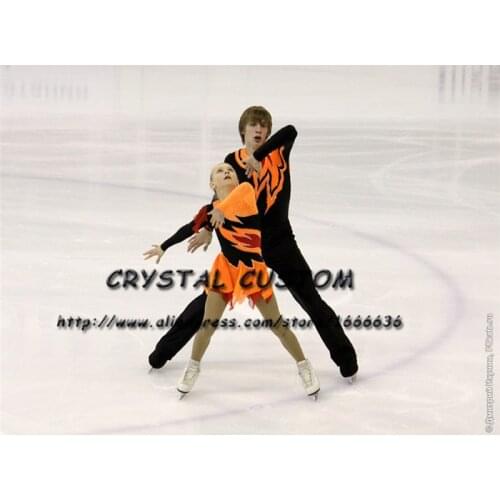 Custom Figure Ice Skating Dress With Spandex Fashion New Brand Figure Skating Competition Dresses DR3406