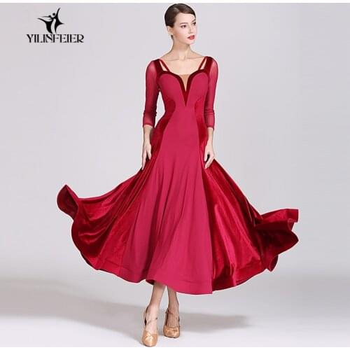 New ballroom dance competition dress dance ballroom waltz dresses standard dance dress women ballroom dress 1884