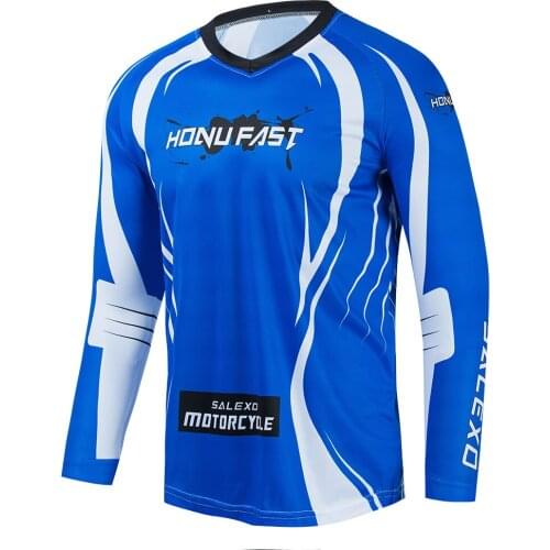 2021 NEW Long Sleeve Shirt Jersey Motocross Cycling Jersey Off Road Dirt Bike Riding ATV MTB DH Mens Racing Long Sleeve Shirt