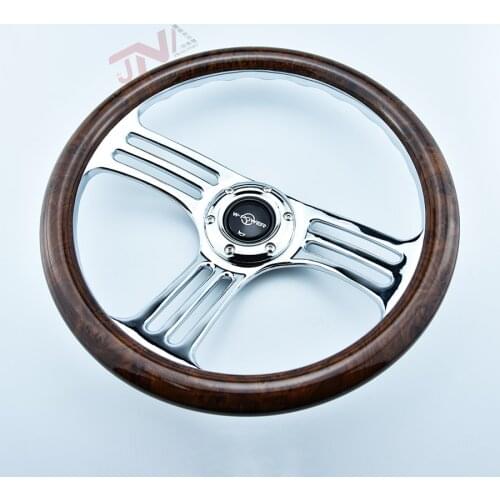 14inch Wooden Look Racing Car Steering Wheel Deep Dish 350 MM Copy Wood Auto Steering Wheel