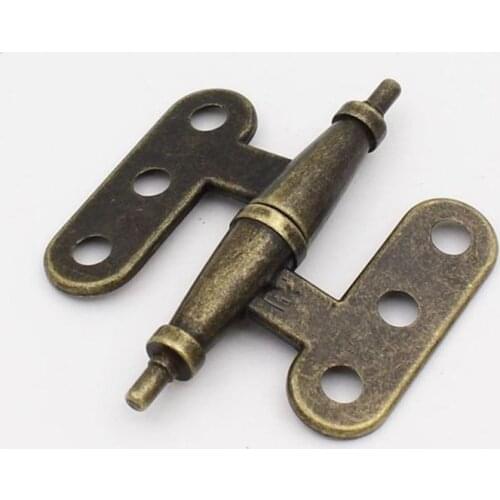 Antique detachable hinge Green bronze Furniture cabinet Folding hinge X4