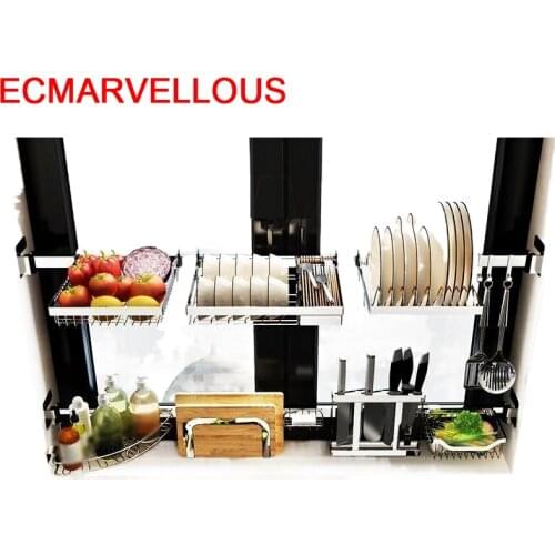 Vaisselle Organisateur Scolapiatti Fridge Organizer Rangement Cuisine Stainless Steel Cozinha Cocina Organizador Kitchen Rack