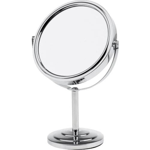 Makeup Mirror Normal&Magnifying Double Mirror Stand Table Mirror Tool Round