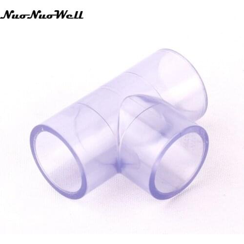 1pcs NuoNuoWell Plastic UPVC 25mm Hose Equal Tee Connector for Garden Irrigation Watering System Three Way Pipe/Tube Parts