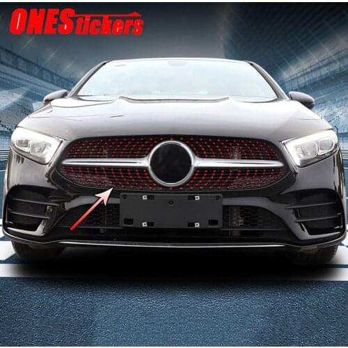 Car Accessories Air Intake Grille Decoration Sequin Starry Sky Net Trim Sequins For Mercedes Benz A Class W177 V177 2019 2020